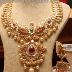 Traditional Antique Kundan Necklace and Earrings