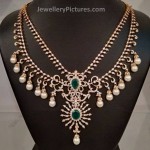 Beautiful Step Diamond Necklace