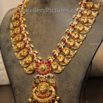 Gold Mango Necklace with Antique finish