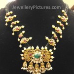 Antique Black Thread Gold Necklace