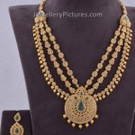 Chakri Diamond Necklace and earrings