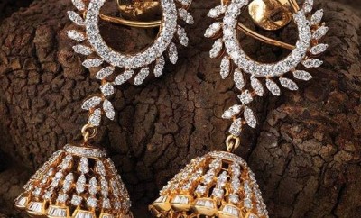 diamond jhumka