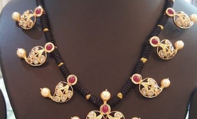 pachi black dori necklace