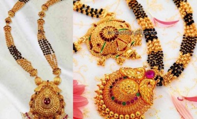 Traditional gold mangalsutra