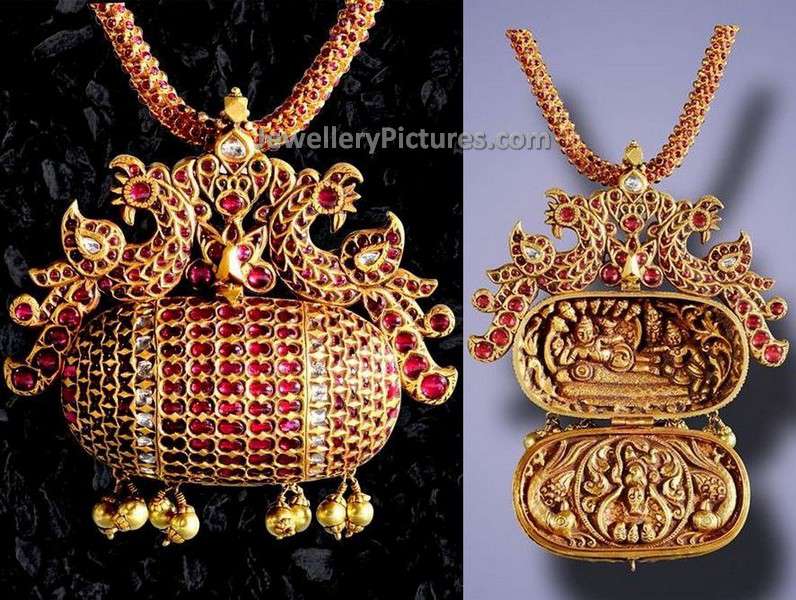 openable pendant indian jewelley