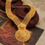 Gold Haram Designs With Weight