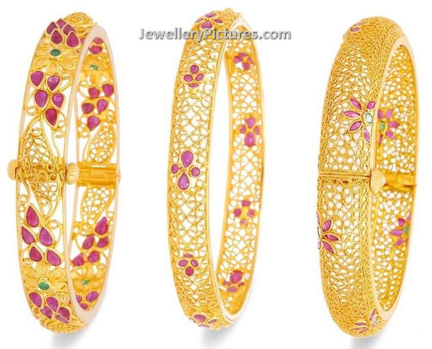 gold bangles designs with price from avr swarnamahal