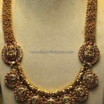 Gold Lakshmi Haram Designs