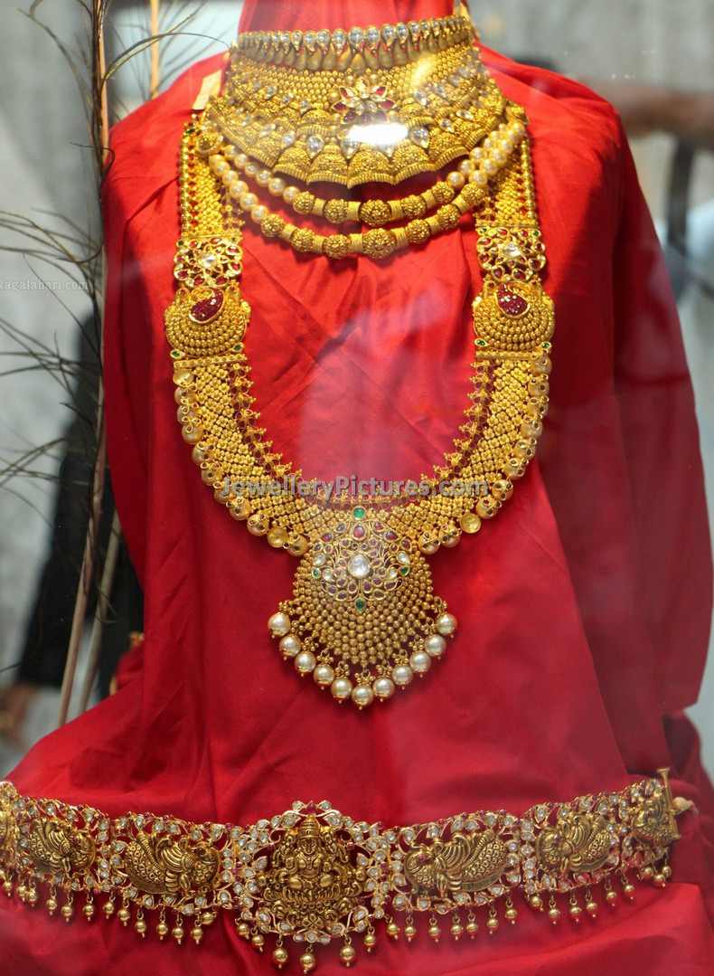 indian gold jewellery complete set