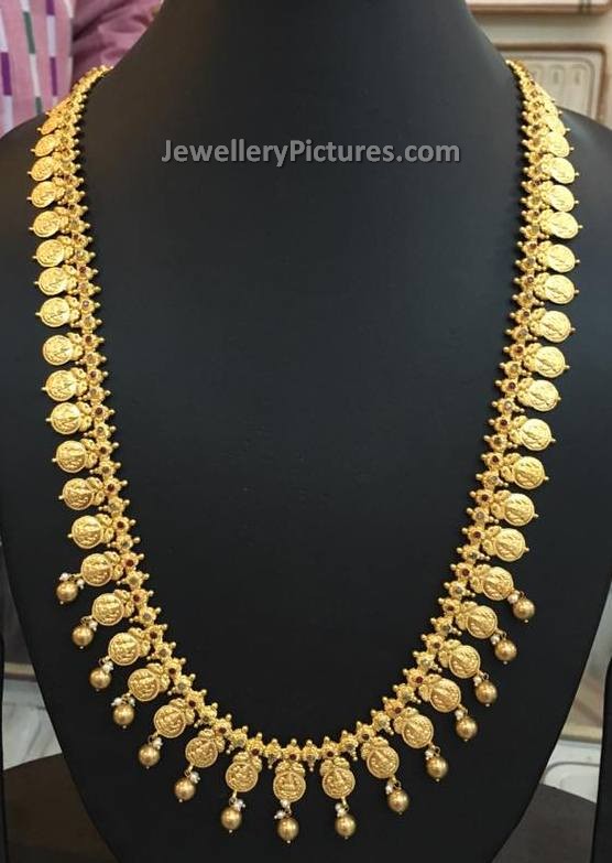 south indian gold jewellery designs of kasulaperu