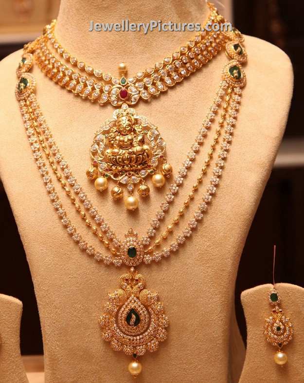 latest gold jewellery designs catalogue haram necklace