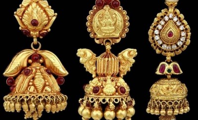 latest gold jhumkas designs antique buttalu