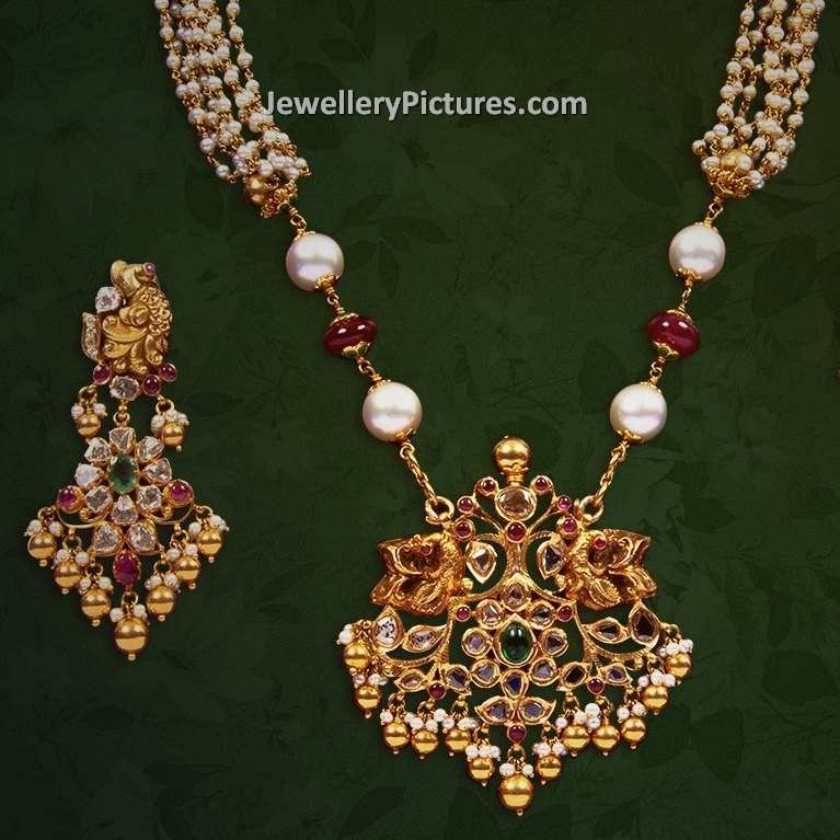 latest south indian jewellery designs in Anjaneya jewellery