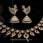 Mango Design Jewellery Necklace and Jhumka