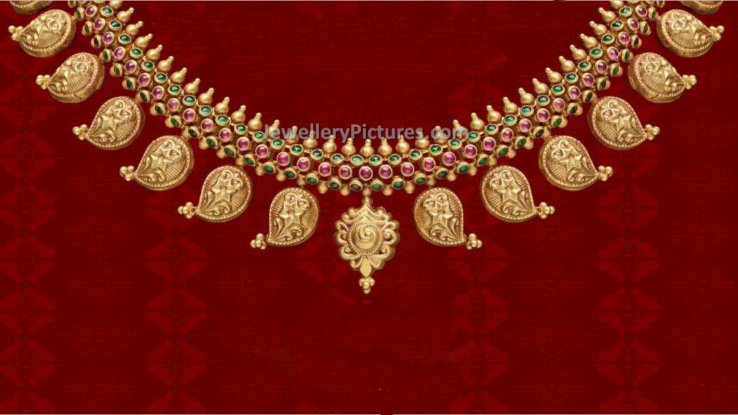 mango necklace designs  antique gold jewelry