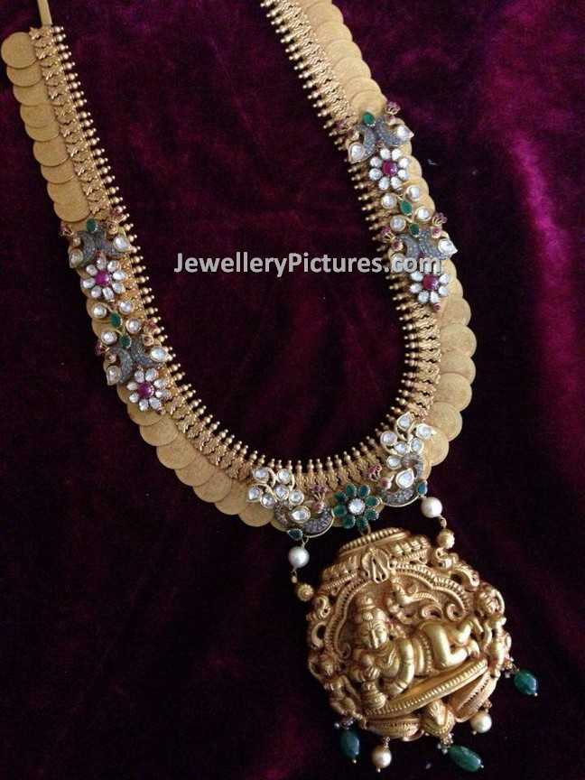 traditional south indian gold jewellery designs of kasuharam