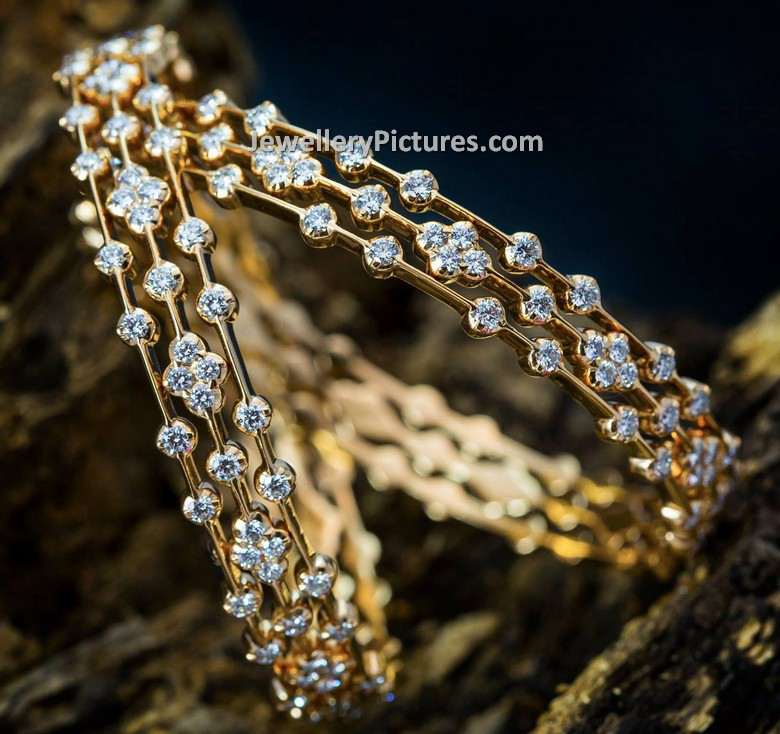 diamond Bangles designs from Diamond facets