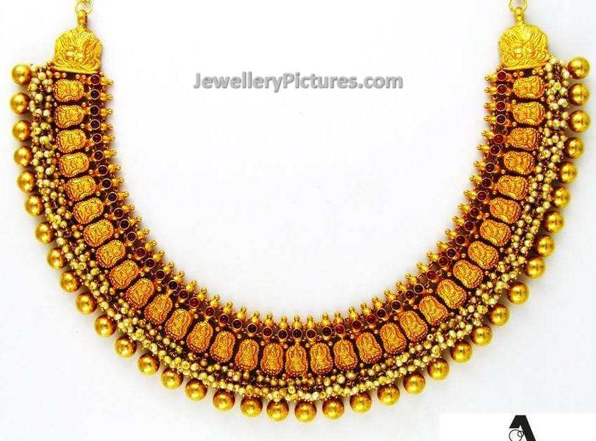 lakshmi devi antique jewellery designs with price 