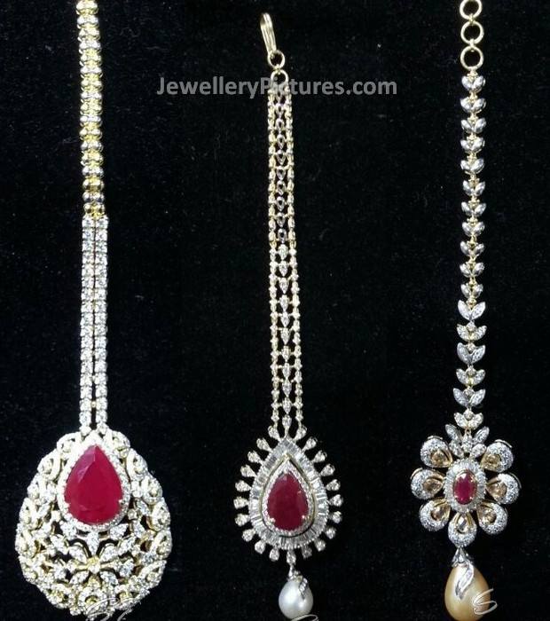 Diamond Maang Tikka Designs Jewellery Designs