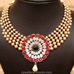 Gold Balls Necklace In Short Length