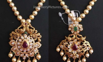 indian pearl gold jewellery designs