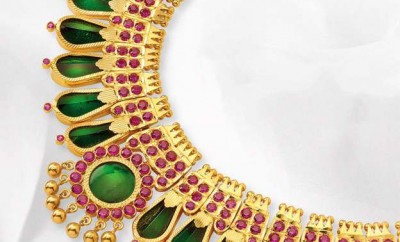 kerala gold jewellery designs nagapada necklace