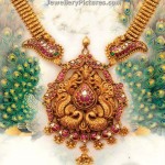 Antique Gold Pendant Designs for Haram