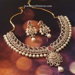 Pearl Diamond Necklace Designs