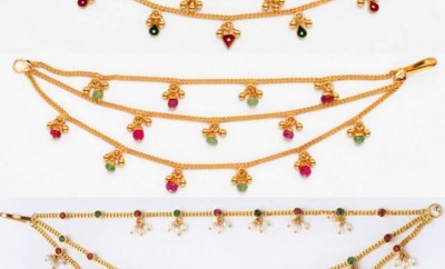 gold champaswaralu designs