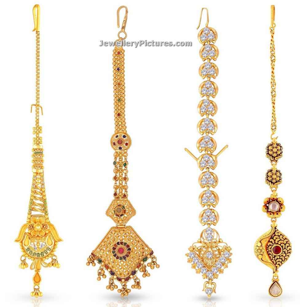 Gold Maang Tikka Designs - Jewellery Designs