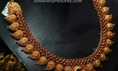 traditional gold mango mala designs