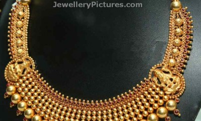 gold traditional jewellery designs of necklace