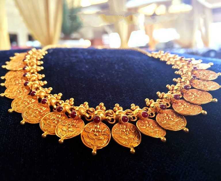 gold kasumala necklace models