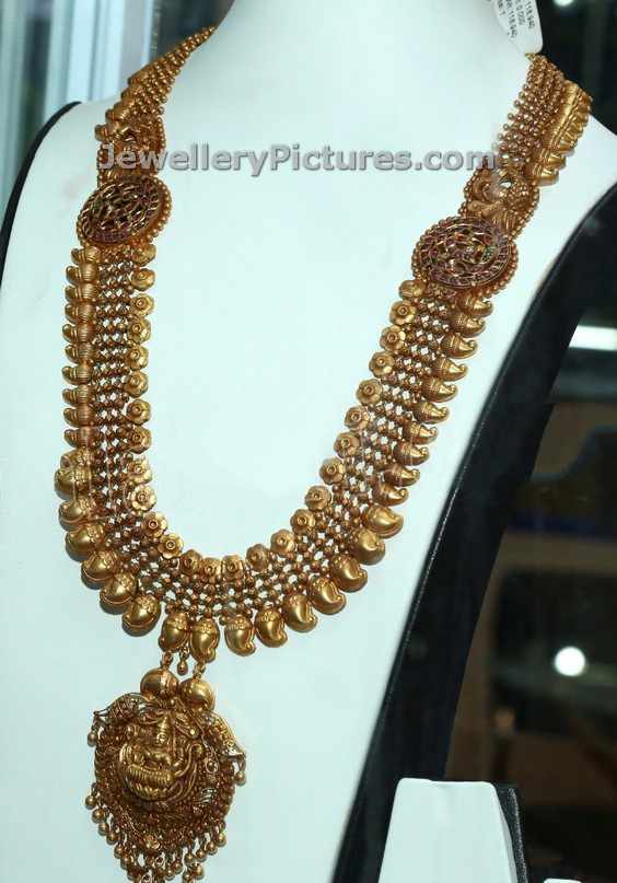 antique finished latest mango mala designs