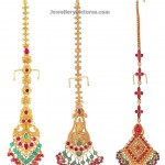 Maang Tikka Designs in Gold