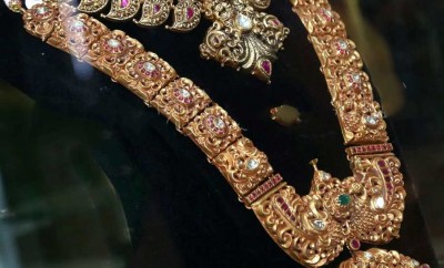 antique gold south indian bridal jewellery sets