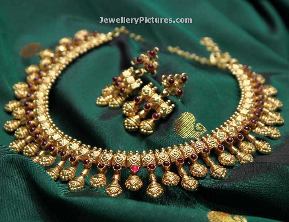 south indian necklace designs gold jewellery