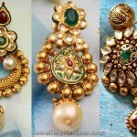 Antique Earrings Indian Designs in Gold