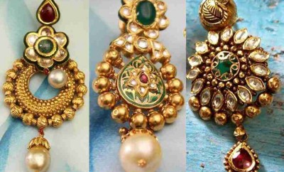 antique gold earrings