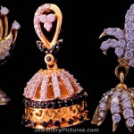 Diamond Jhumka Earrings