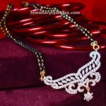 Manubhai Jewellers Diamond Mangalsutra Designs