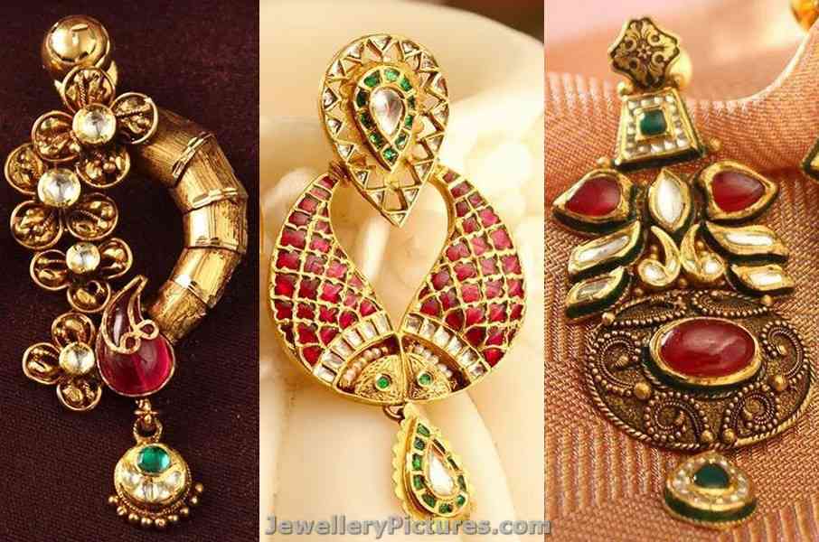 antique earrings indian designs collection