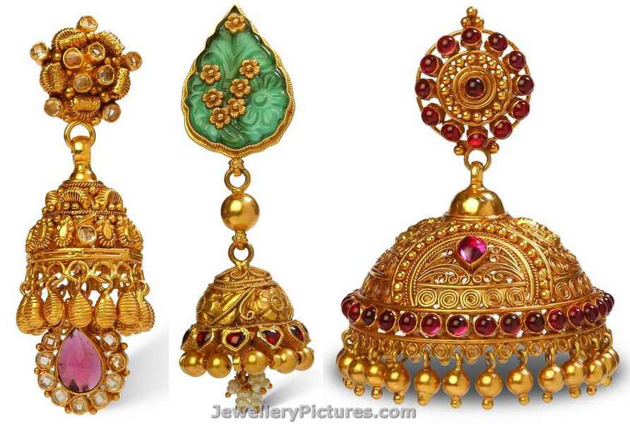 bhima jewellers jhumka designs latest models