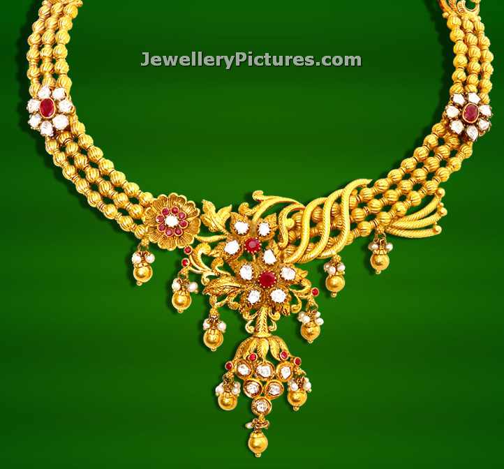 grt gold necklace designs latest collection