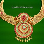 Rajwadi Necklace Design by GRT Jewellers