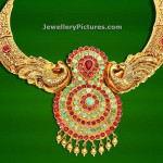 Rajwadi Necklace Design by GRT Jewellers
