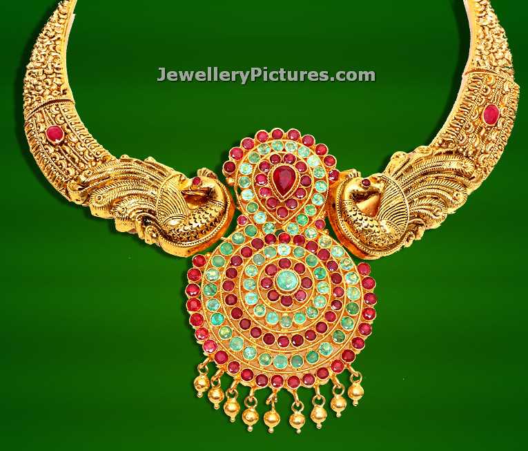 grt rajwadi necklace design