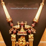 Radha Krishana Necklace Design in Gold