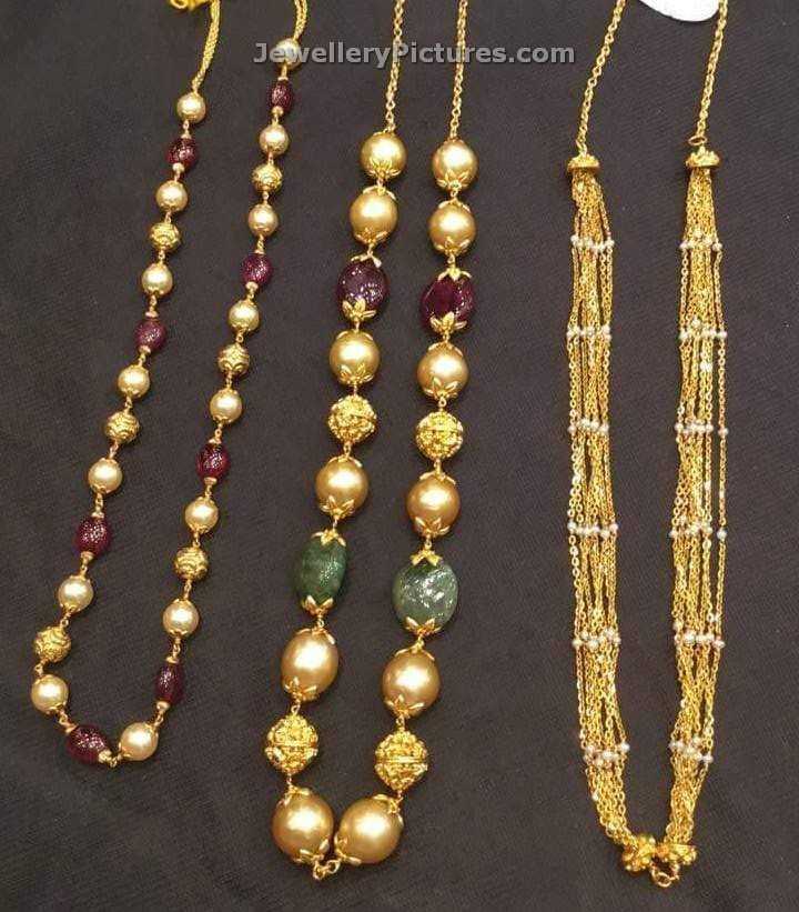 south sea pearls chains with gold