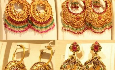 latest gold chandbali designs